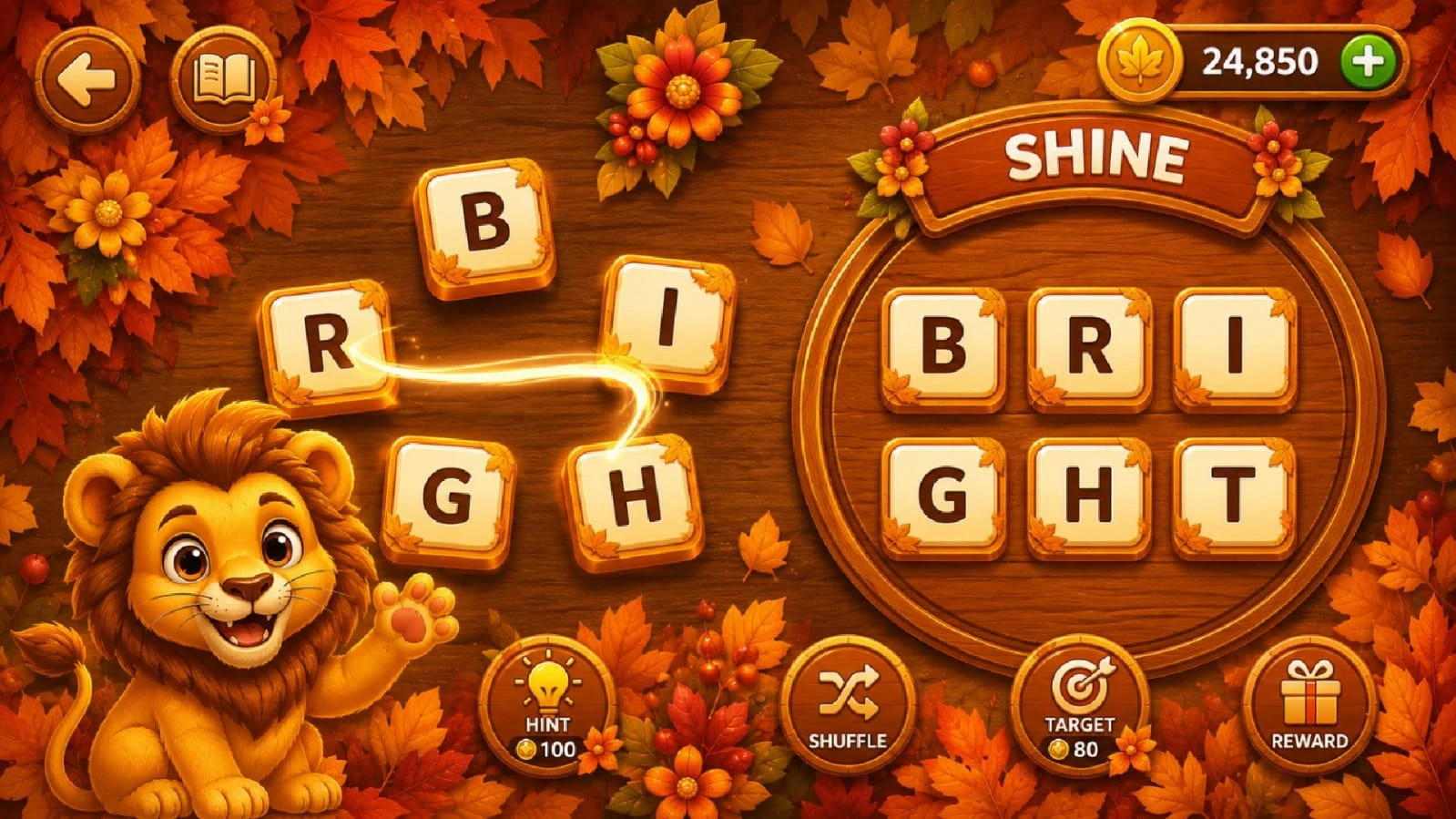 Word Leaves: Crossword Puzzle screenshot