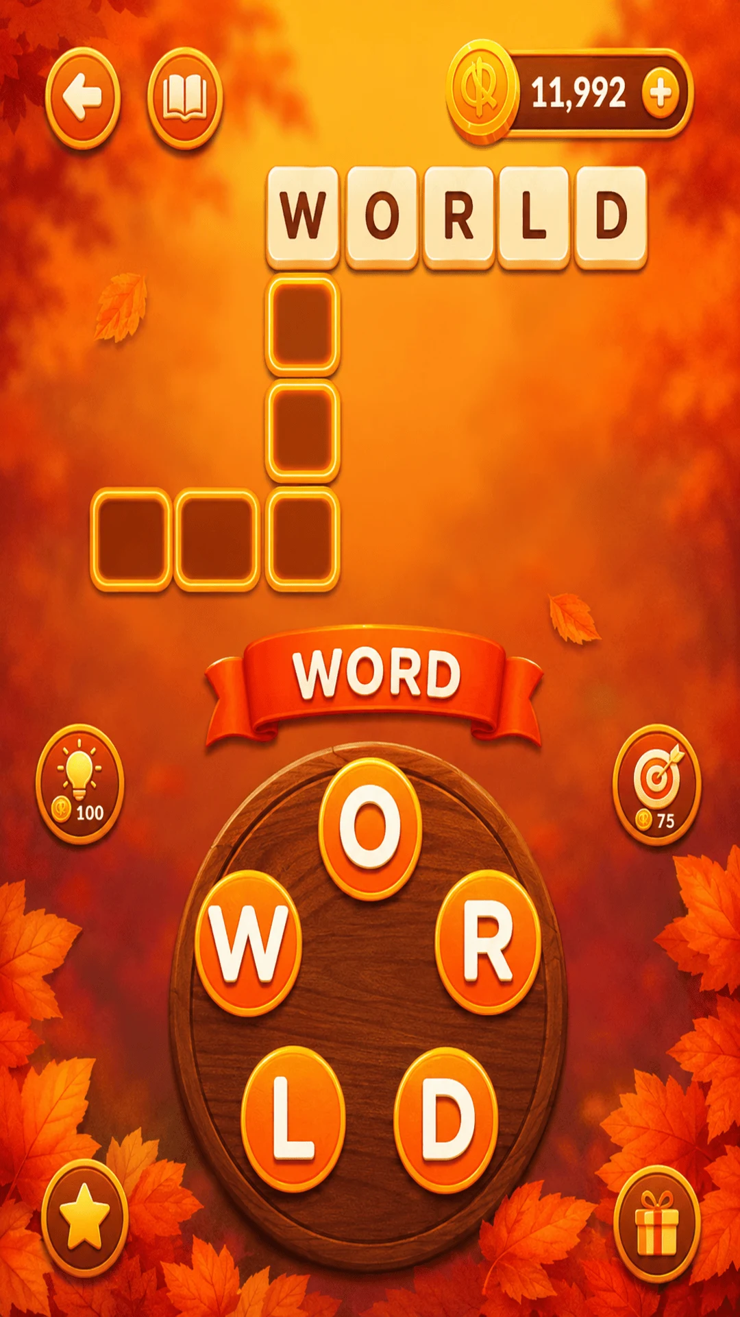 Word Leaves: Crossword Puzzle screenshot