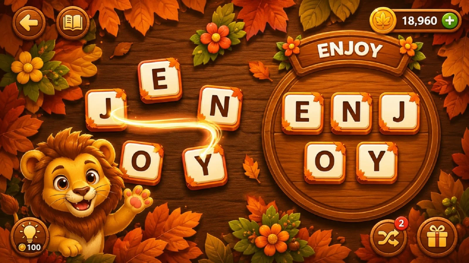 Word Leaves: Crossword Puzzle screenshot