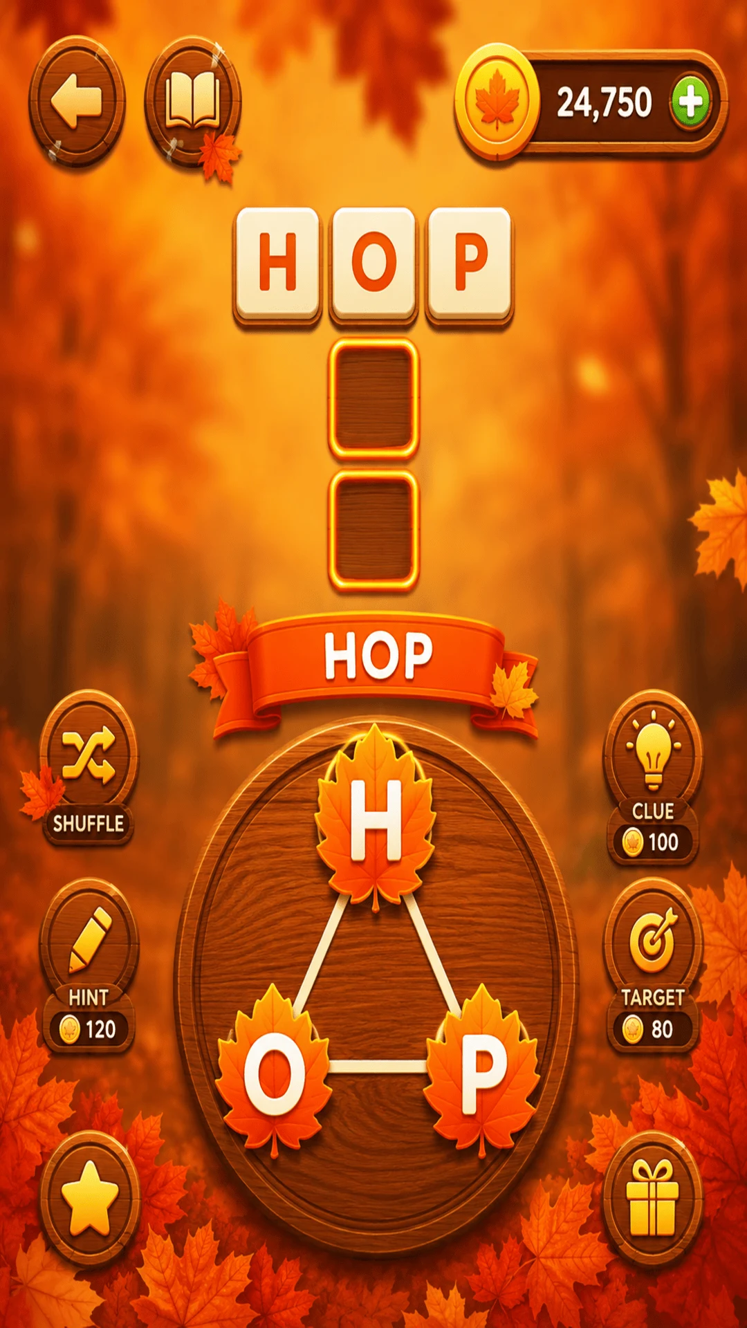 Word Leaves: Crossword Puzzle screenshot